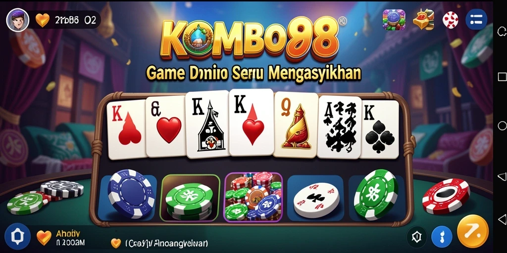 Screenshot KOMBO88 menampilkan gameplay Domino yang seru dan menarik.